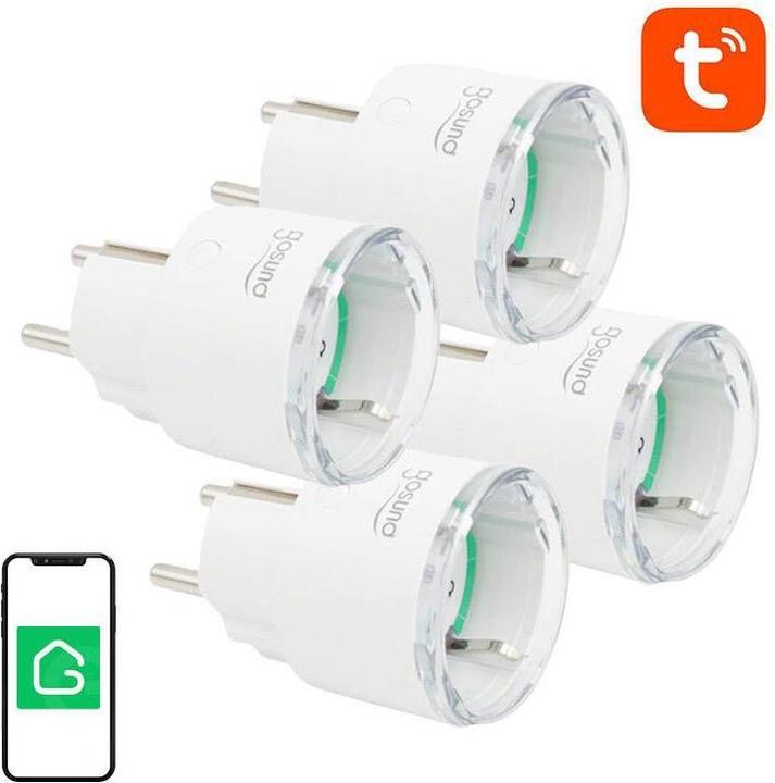 Actual product image Gosund Smart plug WiFi SP111, Tuya 4-pack