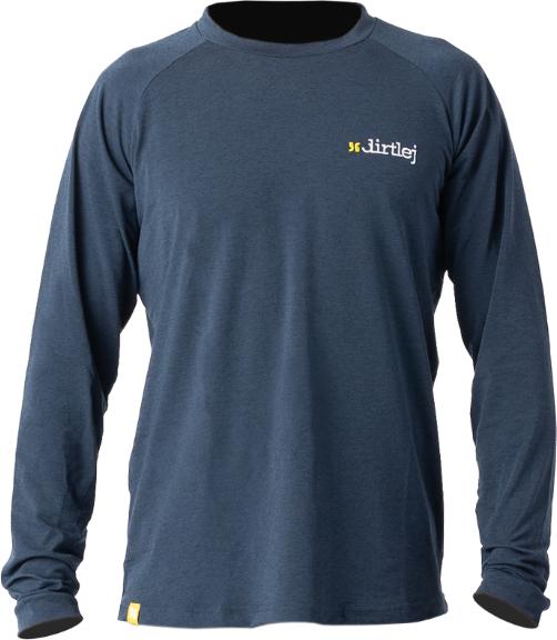 dirtlej Mountee drirelease® Merino Longsleeve Jersey, blau, S (S)