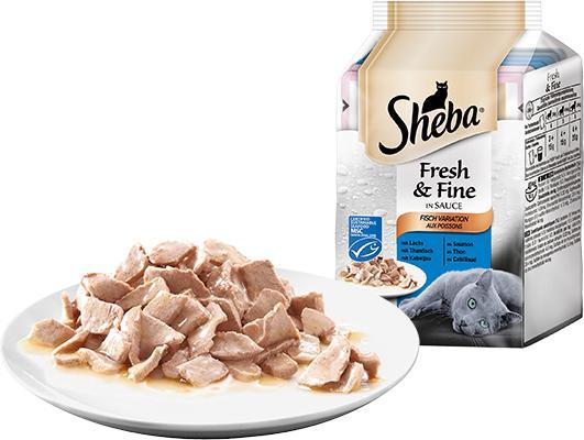 Immagine prodotto Sheba Fresco e fine in salsa (Adulto, 6 pz., 300 g)