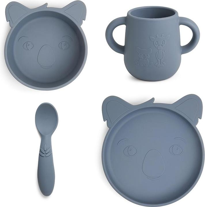 Nuuroo Silicone tableware set Lykke Koala Bering Sea