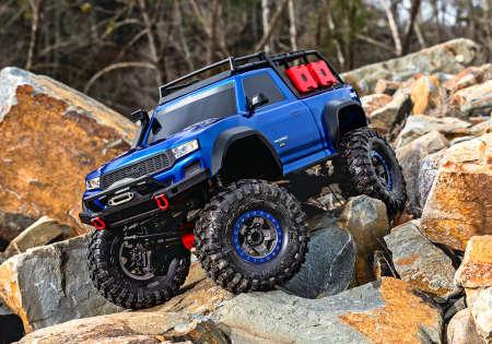 Actual product image Traxxas Trx-4 Sport High Trail M-Blue 1/10 4wd Scale-Crawler Rtr Brushed, Without Battery And Charger (RTR Ready-to-Run)