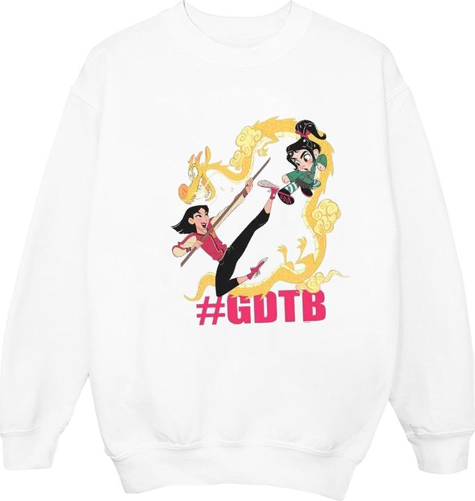 Disney Wreck It Ralph Mulan And Vanellope Sweatshirt Mädchen