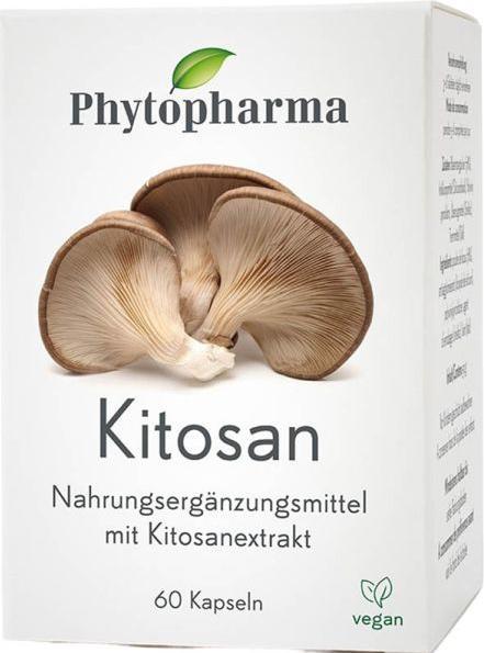 Actual product image Phytopharma Kitosan Kaps (60 Piece, Capsules, 55 g)