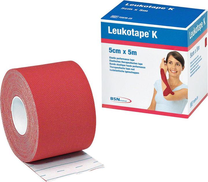 Produktbild BSN K Pflasterbinde 5mx5cm rot (5 m)