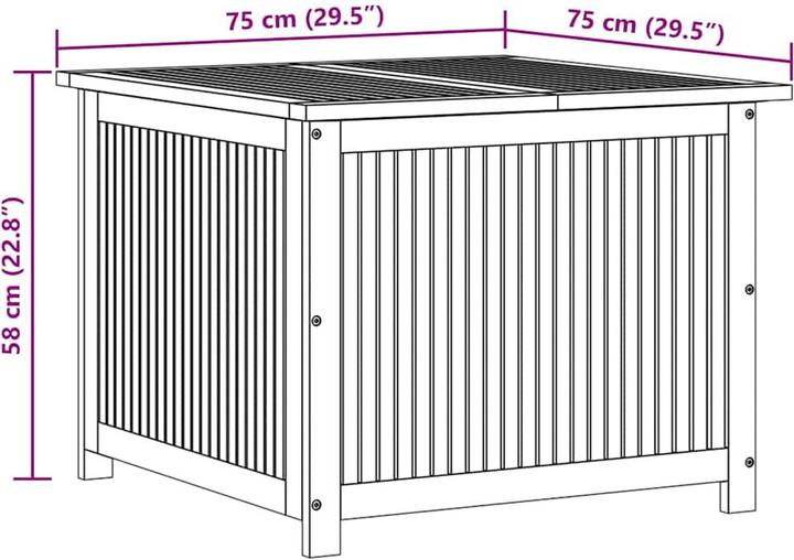 Produktbild VidaXL Gartenbox