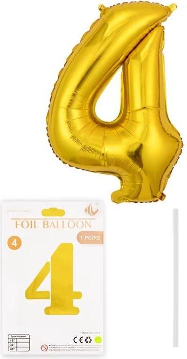Immagine prodotto Swissdetector Pallone Allu - Numero 4 - 40,6 CM - Oro + Pompa (1 x)
