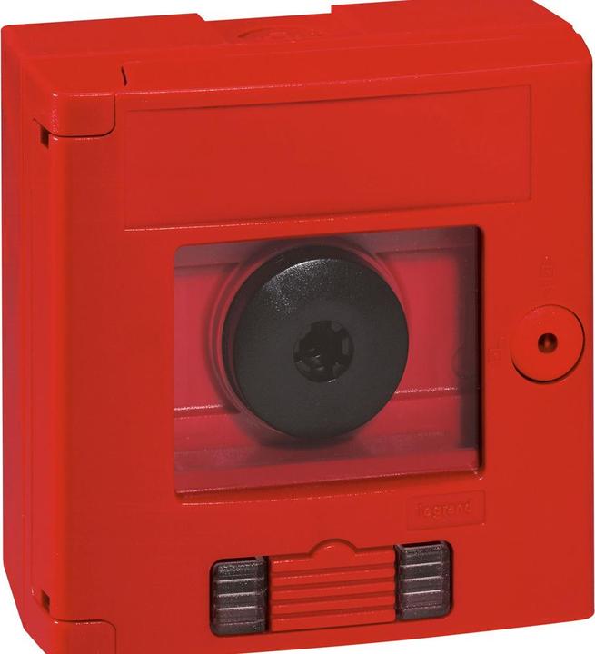 Produktbild Legrand Sicherheitskasten IP 44 - IK 07 mit Taster und LED-Leuchtmelder