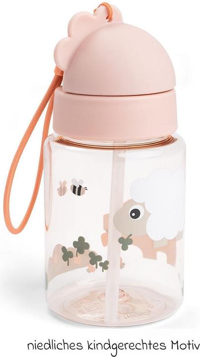 Produktbild Done by Deer Trinklernbecher & Trinklernflaschen Trinkflasche mit Strohhalm 280 ml - Tiny (0.28 l)