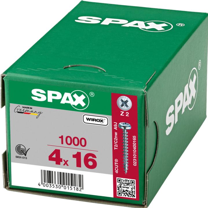 Immagine prodotto Spax Viti per truciolare PH PZ2 4,0x16 mm (1000 Viti per pezzo)