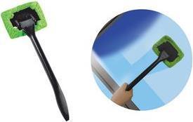 Productafbeelding IWH Microvezel vervangende pads voor ruitenreiniger, 2 stuks geschikt voor KFZ-Schreibenreiniger 019902