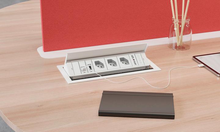 Immagine prodotto IB Connect Prese CUBOBOX. nere S a 3 vie 1x tipo 13 1x USB-A/C 1x vuoto (1 x, USB, Tipo 13)
