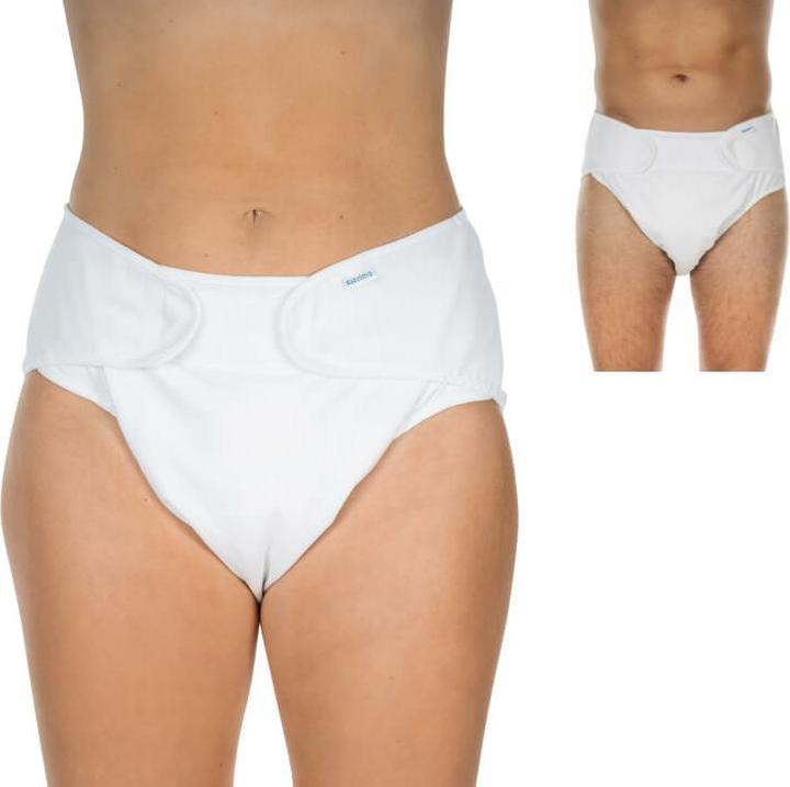 Actual product image Suprima Nappy briefs with Velcro fastening for ladies & gents (1 x, Mini, Regular, Large)