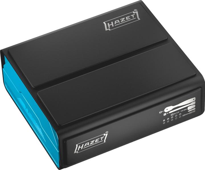 Produktbild HAZET SmartCase Steckschlüssel Satz 2200SC-2 ∙ Sechskant6,3 (1/4 Zoll), Vierkant6,3 mm (1/4 Zoll) ∙… (13 mm, 10  mm, 6 mm, 7 mm, 3 mm, 4 mm, 8 mm, 11 mm, 9 mm, 12 mm, 5 mm, 14 mm)