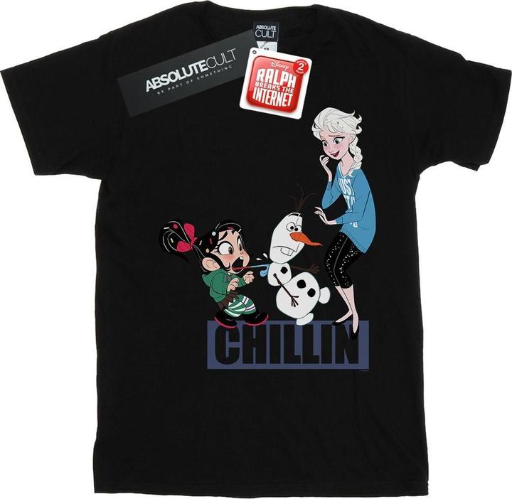 Disney Wreck It Ralph Elsa And Vanellope TShirt (XXL)