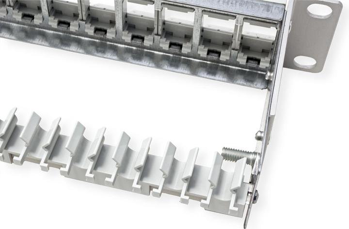 Actual product image Metz Connect BTR E-DAT module rack 24tlg 1HE lgr module rack for 24 single-shielded modules light gray