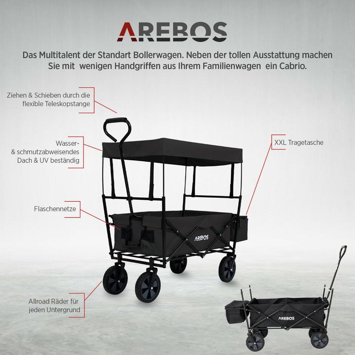 Produktbild Arebos Bollerwagen