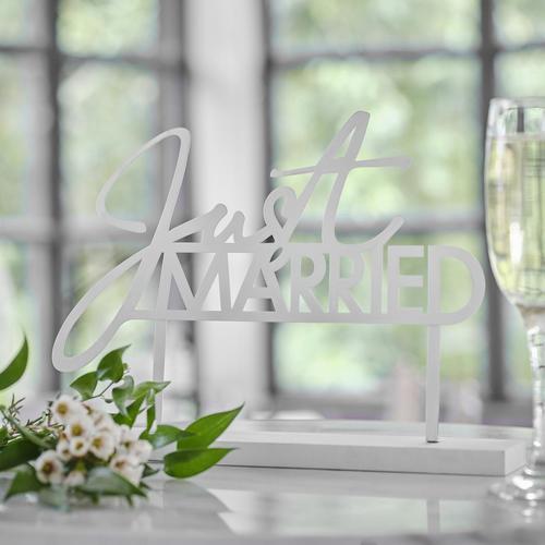 Produktbild Ginger Ray Just Married Hochzeit Tischschild