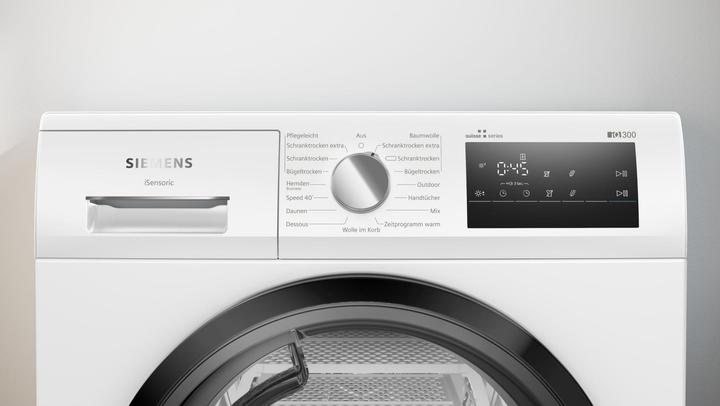 Image du produit Siemens WT43RV03CH iQ300 (7 kg, Droite, Fiche CH)