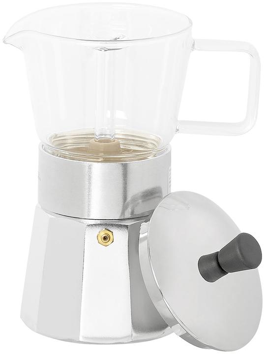 Produktbild Cucina di Modena Design-Espressokocher mit Kanne aus Borosilikat-Glas (6 T.)