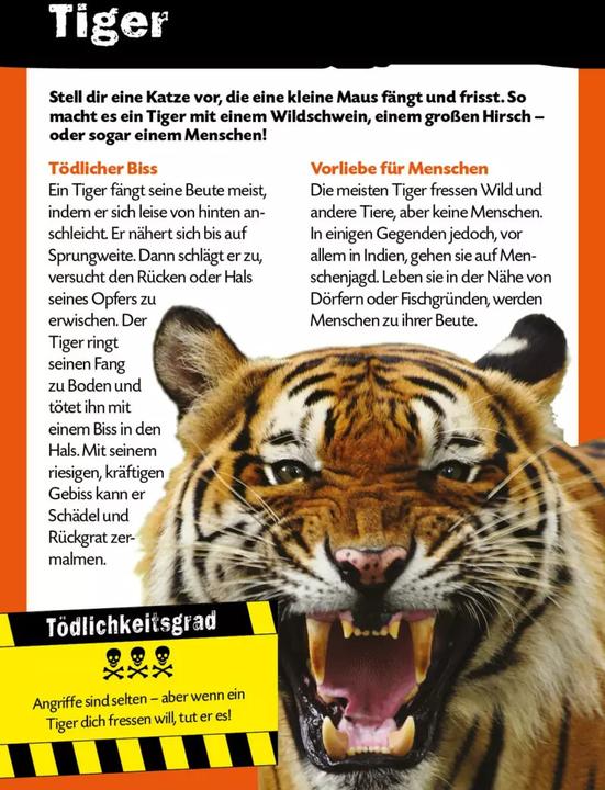 Produktbild Die 100 tödlichsten Dinge der Welt (Deutsch, Anna Claybourne, Petra Bachmann, 2021)