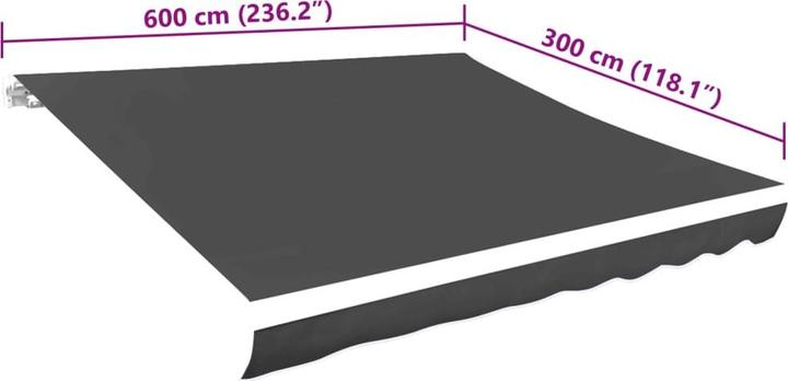 Produktbild VidaXL Lybed (400 x 350 cm)