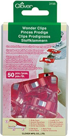 Image du produit Clover Pince à tissu rouge