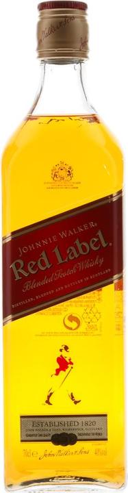 Actual product image Johnnie Walker red label (Scotch whisky, Blended Whisky, 1 x 70 cl)