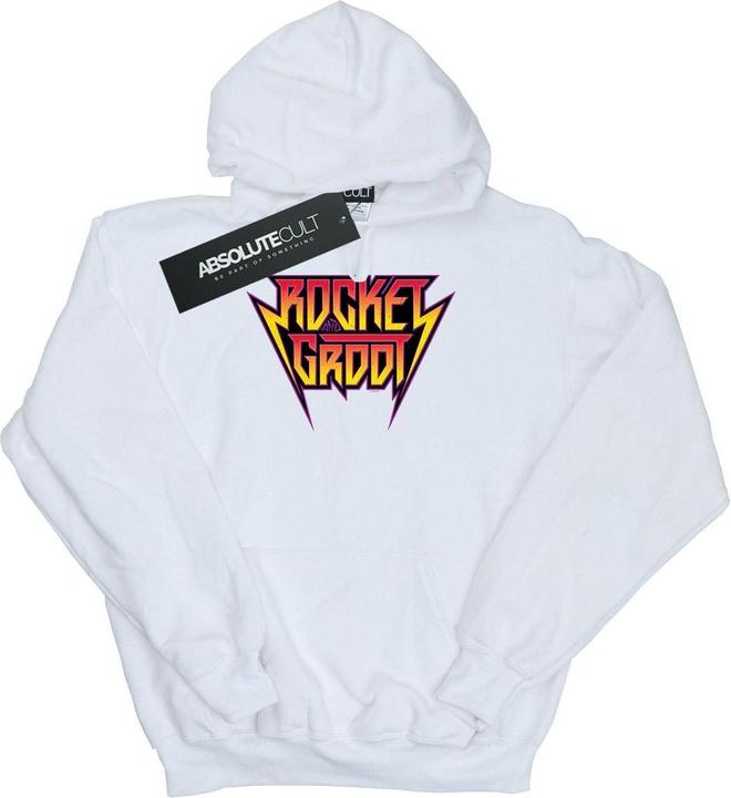 Guardians Of The Galaxy Vol. 2 Rocket And Groot Metal Logo Kapuzenpullover Jungen (152, 158)