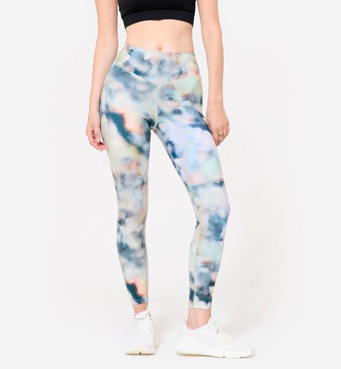 Actual product image Domyos Leggings Damen hoher Taillenbund - bunt (W28/L31)