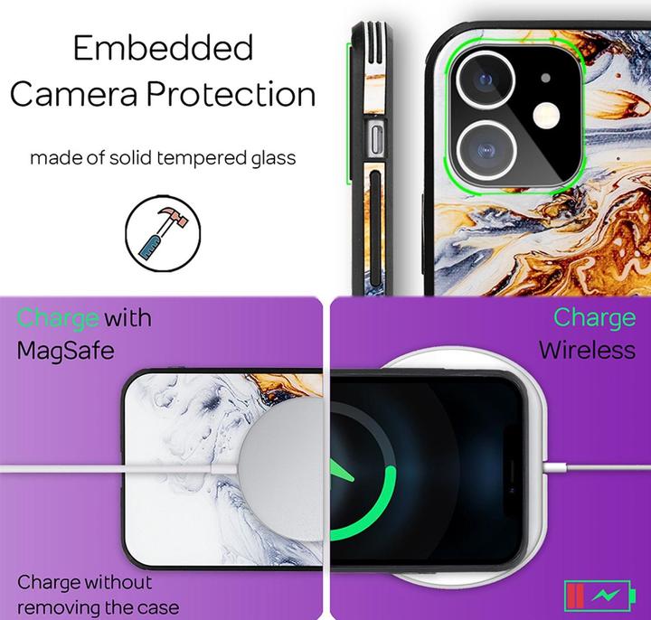 Produktbild Nalia Marmor Hülle (Apple iPhone 12 mini)