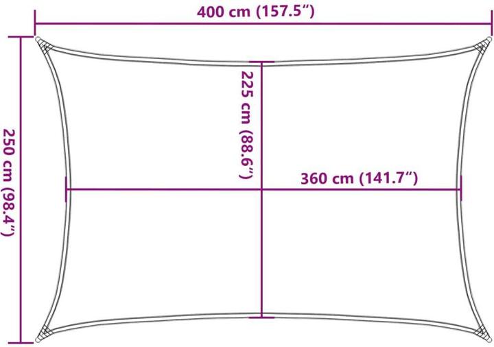 Actual product image VidaXL Alethea (250 x 400 cm)