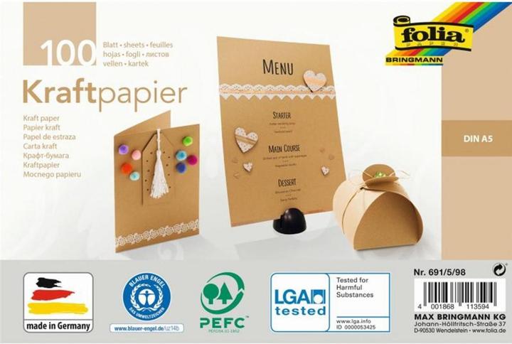 Folia Kraftpapier (120 g/m², 1 x)