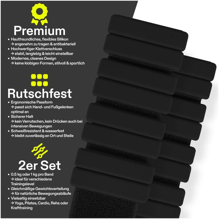 Immagine prodotto Omnana HEROSTRAP Gewichtsmanschette (2 x 1 kg)