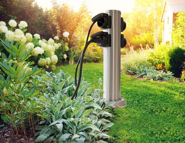 Immagine prodotto Max Hauri Colonna per prese da giardino maxGARDEN (4 x, Tipo 13)