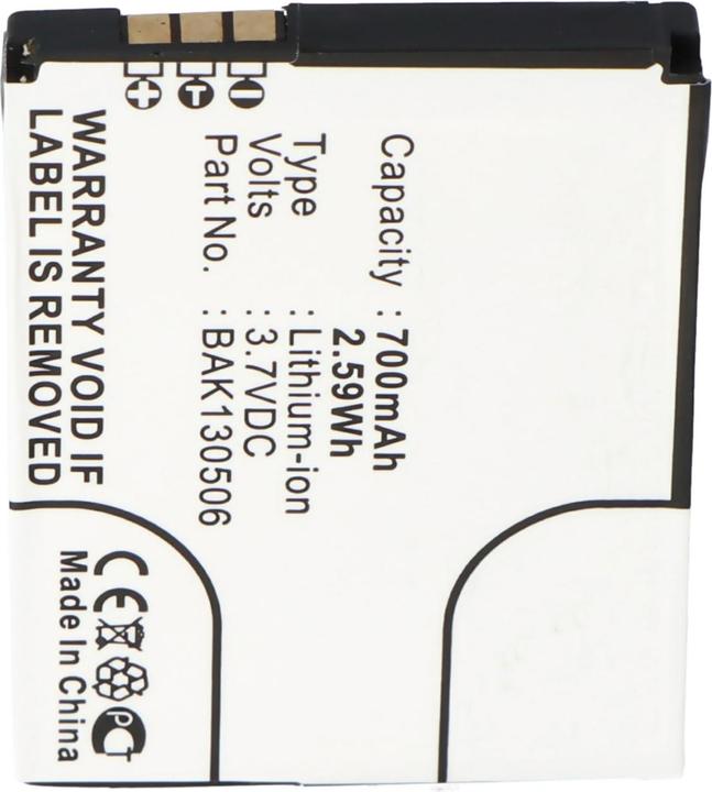Immagine prodotto AccuCell Batteria AVM Fritz Fon M2 Replica batteria per Fritz! Batteria Fon M2, BAK130506, Fritz!Fon M2