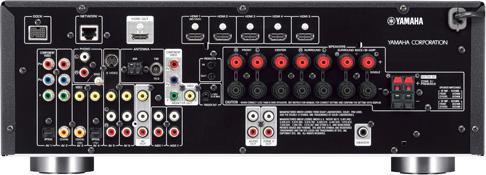 Actual product image Yamaha RX-V671, 7.1 AV network receiver, 3D, DLNA, black