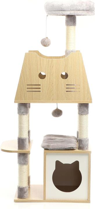 Produktbild Fudajo Kratzbaum (12.60 cm, Holz + Grau)