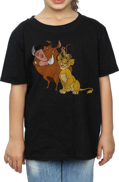 Immagine prodotto Disney The Lion King Classic Simba, Timon And Pumbaa Maglietta Ragazze (140, 146)