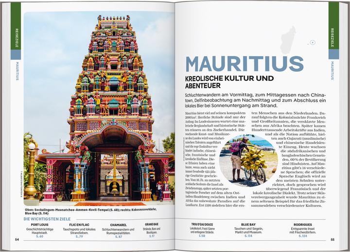 Produktbild Reiseführer Mauritius, Reunion & Seychellen (Deutsch, Paula Hardy, Fabienne Fong Yan, Rooksana Hossenally, 2024)
