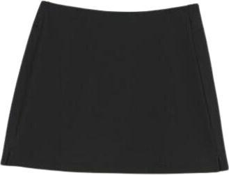 Wilson Team Flat Front Rock Mädchen Schwarz (XL)