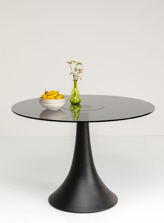 Produktbild Kare Design Tisch Grande Possibilita Smoke Glas Ø110cm