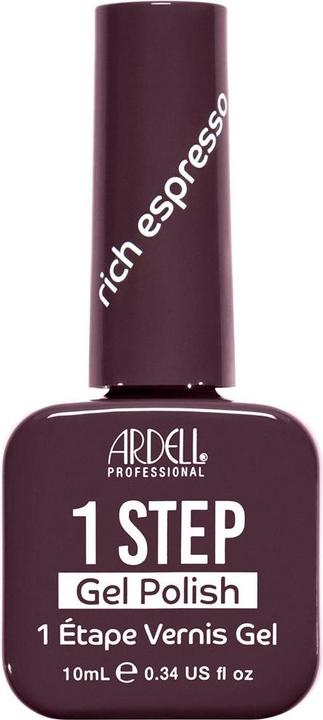 Immagine prodotto Ardell 1 Step Gel Polish Rich Espresso 10 ml (Espresso ricco, Smalto per unghie effetto gel)