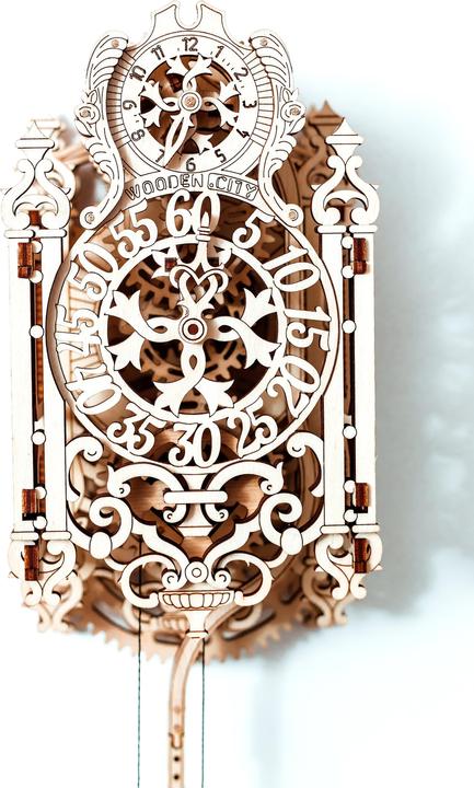 Produktbild WoodenCity Königliche Wand-Pendeluhr