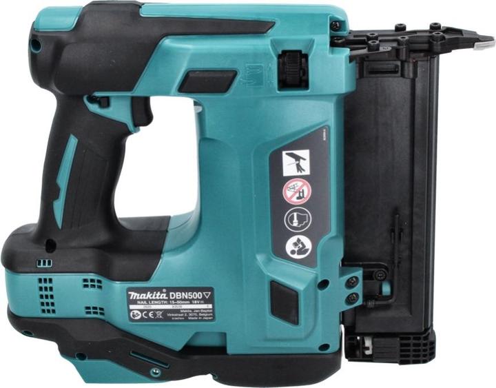 Actual product image Makita DBN 500 Z Cordless Nailer 15-50 mm 90° 18 V - without battery, without charger