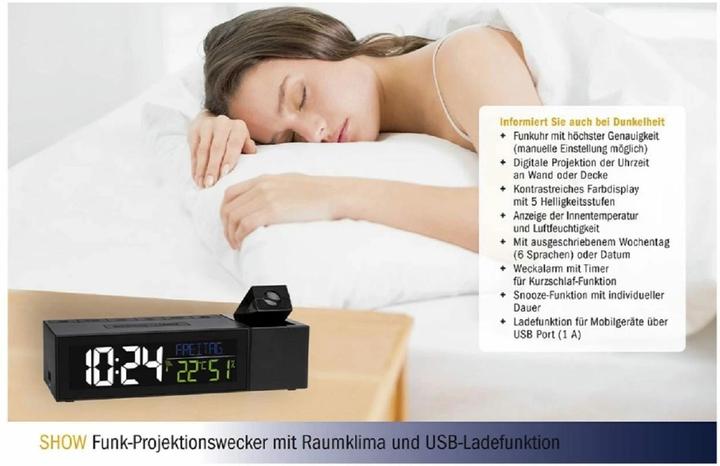 Actual product image TFA Projection clocks