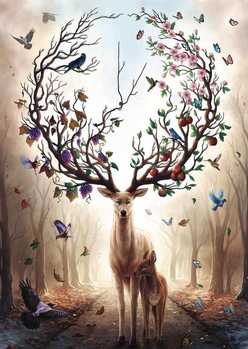 Image du produit Ravensburger Cerf magique (1000 pièces)