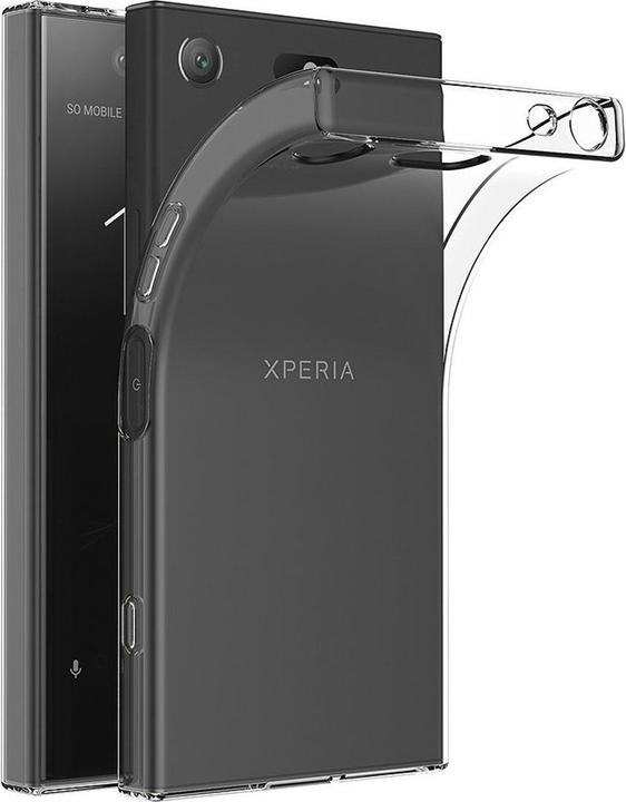 Produktbild König Design Sony Xperia XZ1 Compact Hülle Transparent Silikon Case durchsichtige Handyhülle (Sony Xperia XZ1 Compact)