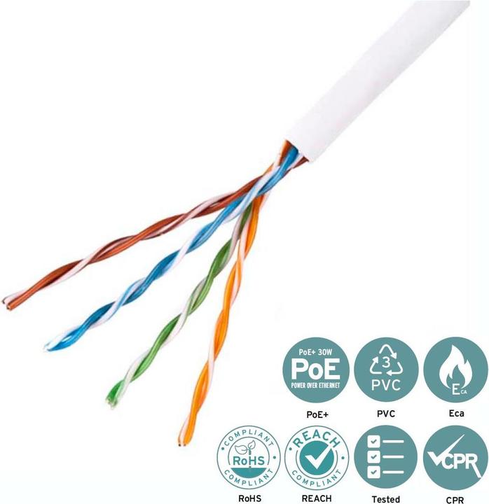 Produktbild Lanview Cat5e U-UTP Network Cable (U/UTP, CAT5e, 305 m)