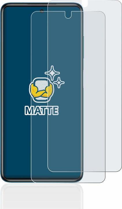 Actual product image BROTECT Anti-glare screen protector matt (2 Piece, Xiaomi Poco X3 NFC)