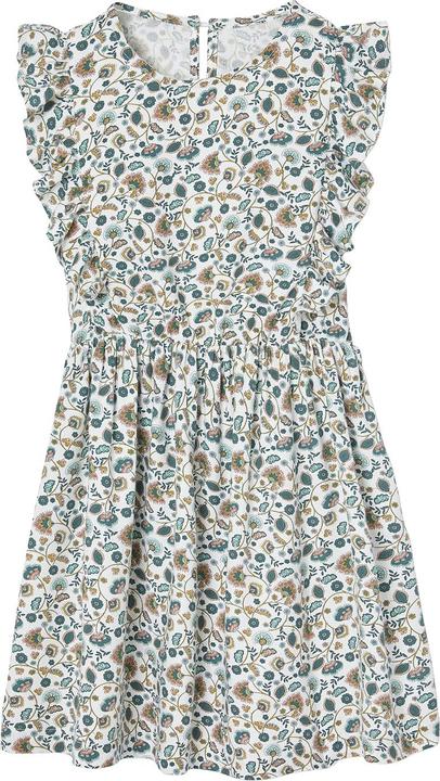 Vertbaudet Mädchen Volantkleid aus Seersucker (86)